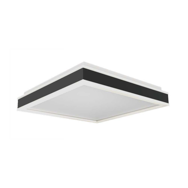 Plafon VT-7757-B kwadratowy czarno-biały LED 1x38W 40cm 4000lm IP20 V-TAC 881350