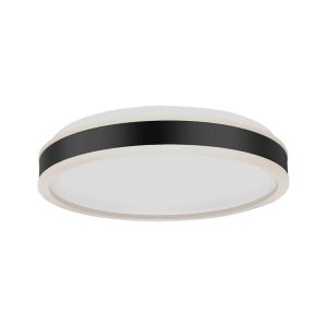 Plafon VT-7757 okrągły czarno-biały LED 1x38W 40cm 4050lm IP20 V-TAC 876843 Plafon VT-7757 okrągły czarno-biały LED 1x38W 40cm 4050lm IP20 V-TAC 876843