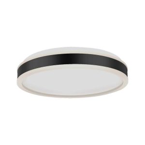 Plafon VT-7780 okrągły czarno-biały LED 1x24W 45cm 2500lm IP20 V-TAC 878537 Plafon VT-7780 okrągły czarno-biały LED 1x24W 45cm 2500lm IP20 V-TAC 878537
