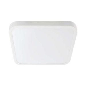 Plafon VT-8618 kwadratowy biały LED 1x18W 25cm 1830lm IP44 V-TAC 872695 Plafon VT-8618 kwadratowy biały LED 1x18W 25cm 1830lm IP44 V-TAC 872695