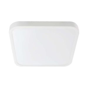Plafon VT-8618S z pilotem kwadratowy biały LED 1x18W 29,5cm IP44 V-TAC 873919 Plafon VT-8618S z pilotem kwadratowy biały LED 1x18W 29,5cm IP44 V-TAC 873919