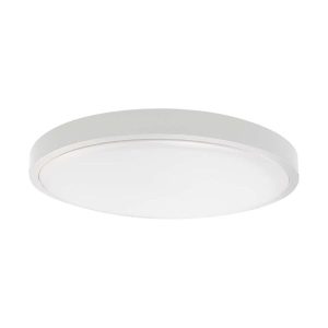 Plafon VT-8618S z pilotem okrągły biały LED 1x18W 29,5cm 1830lm IP44 V-TAC 874002 Plafon VT-8618S z pilotem okrągły biały LED 1x18W 29,5cm 1830lm IP44 V-TAC 874002
