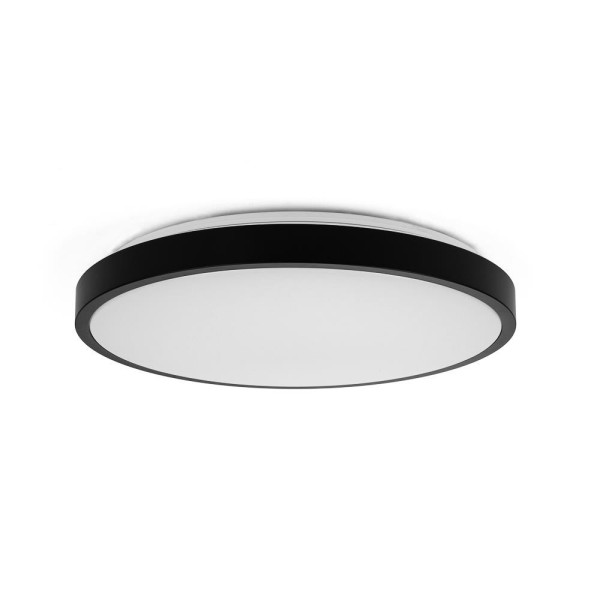Plafon VT-8618S z pilotem okrągły czarny LED 1x18W 29,5cm 1830lm IP44 V-TAC 874632