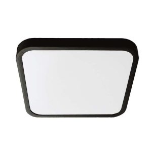 Plafon VT-8624B kwadratowy czarno-biały LED 1x24W 29,5cm 2500lm IP44 V-TAC 873940 Plafon VT-8624B kwadratowy czarno-biały LED 1x24W 29,5cm 2500lm IP44 V-TAC 873940
