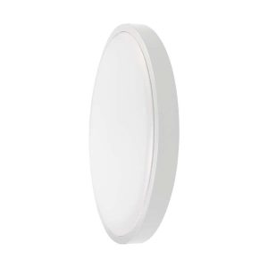 Plafon VT-8624S z pilotem okrągły biały LED 1x24W 35cm 2500lm IP44 V-TAC 872611 Plafon VT-8624S z pilotem okrągły biały LED 1x24W 35cm 2500lm IP44 V-TAC 872611