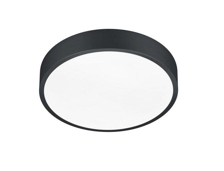 Plafon WACO okrągły czarno-biały LED 1x28W 31cm 3200lm IP20 Trio 817797