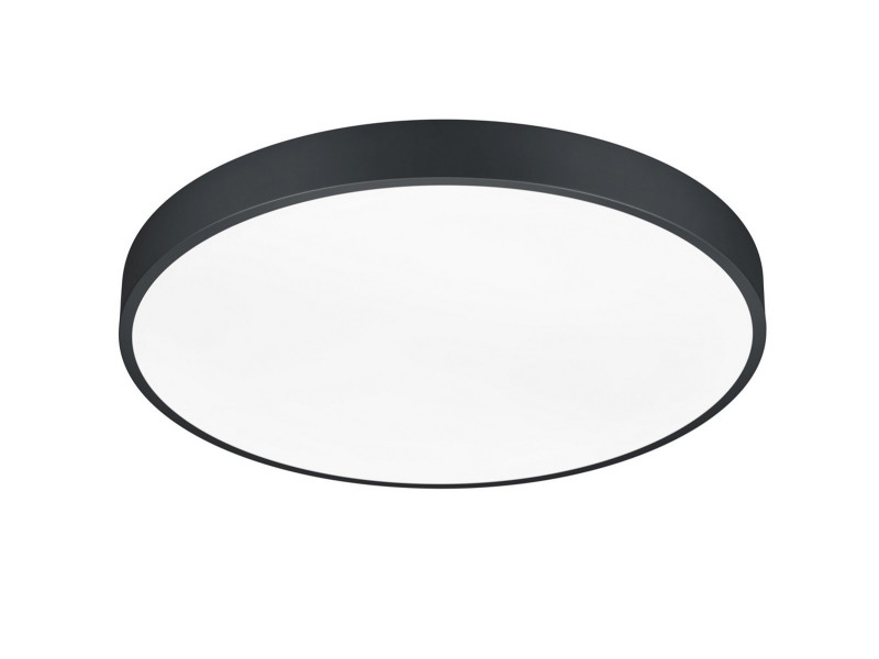 Plafon WACO okrągły czarno-biały LED 1x52W 49,5cm 6200lm IP20 Trio 817798