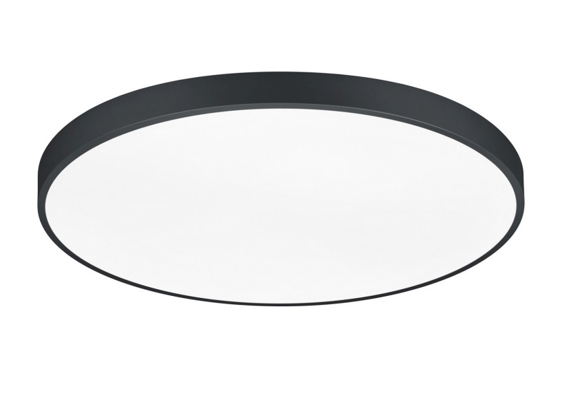 Plafon WACO okrągły czarno-biały LED 2x51W 75cm 6200lm IP20 Trio 817779