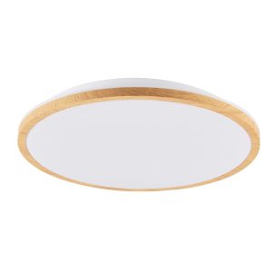 Plafon WOODY okrągły biały LED 1x15W 28cm 1600lm IP20 Polux 876932