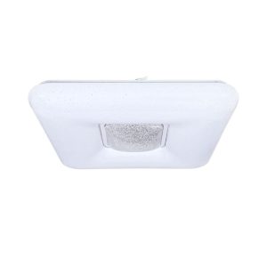 Plafon YAX z pilotem kwadratowy biały LED 1x24W 44cm 1820lm IP20 Milagro 881089
