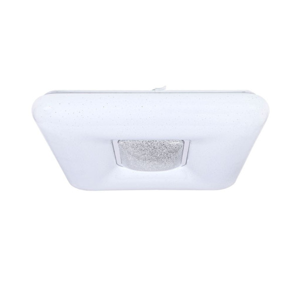 Plafon YAX z pilotem kwadratowy biały LED 1x24W 44cm 1820lm IP20 Milagro 881089