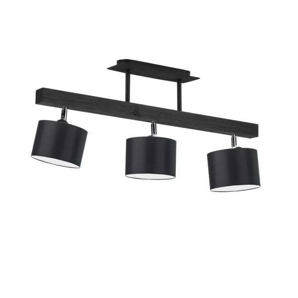 Plafon z abażurami HOLLYWOOD Heban - Czarny 962290