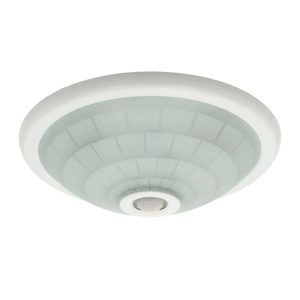Plafon z czujnikiem ruchu biały okrągły 30cm FOGLER 2xE27x40W IP20 Kanlux 1017610