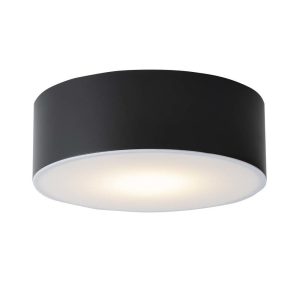 Plafon ZAMA okrągły czarno-biały LED 1x12W 20cm 1868lm IP20 Shilo 876715 Plafon ZAMA okrągły czarno-biały LED 1x12W 20cm 1868lm IP20 Shilo 876715
