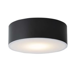 Plafon ZAMA okrągły czarno-biały LED 1x13W 20cm 2127lm IP20 Shilo 876866 Plafon ZAMA okrągły czarno-biały LED 1x13W 20cm 2127lm IP20 Shilo 876866