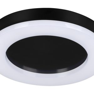 Plafon zewnętrzny Tura LED 32 cm czarno-biały 209860 Plafon zewnętrzny Tura LED 32 cm czarno-biały 209860