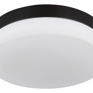 Plafon zewnętrzny Vranos 2-punktowy 24cm aluminiowy czarny 197992 Plafon zewnętrzny Vranos 2-punktowy 24cm aluminiowy czarny 197992
