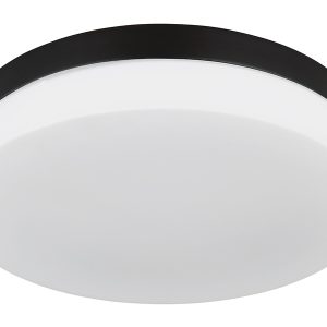 Plafon zewnętrzny Vranos 3-punktowy 30cm aluminiowy czarny 197993 Plafon zewnętrzny Vranos 3-punktowy 30cm aluminiowy czarny 197993