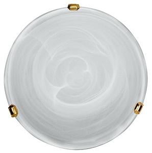 Plafon złoto-biały okrągły 30cm DUNA 1xE27x40W IP20 Candellux 881329