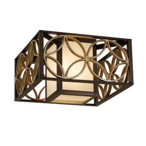 Plafon złoty kwadratowy 36,8cm Remy 2xE27x60W IP20 Feiss 881245 Plafon złoty kwadratowy 36,8cm Remy 2xE27x60W IP20 Feiss 881245