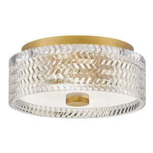 Plafon złoty okrągły 30,5cm ELLE 2xE27x60W IP20 Hinkley 881198 Plafon złoty okrągły 30,5cm ELLE 2xE27x60W IP20 Hinkley 881198