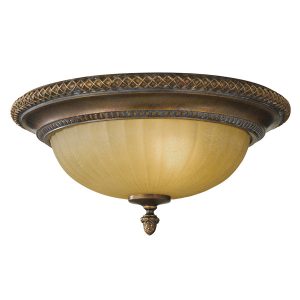 Plafon złoty okrągły 34,3cm Kelham Hall 2xE27x60W IP20 Feiss 881092 Plafon złoty okrągły 34,3cm Kelham Hall 2xE27x60W IP20 Feiss 881092