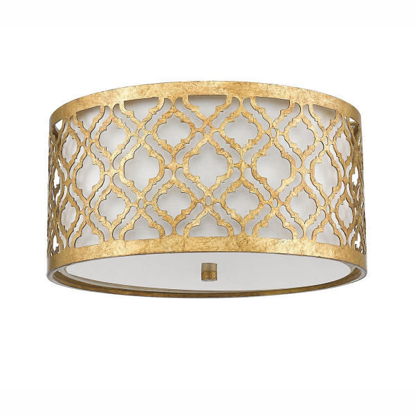 Plafon złoty okrągły 40,6cm Arabella 2xE27x60W IP20 Gilded Nola 881100