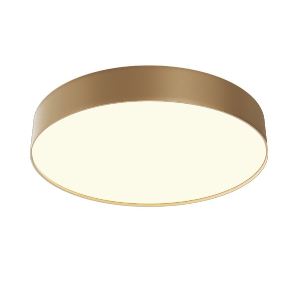 Plafon ZON okrągły złoty mat LED 45W biały ciepły 2880lm IP20 Maytoni 1018457