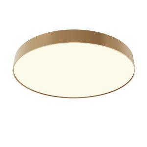 Plafon ZON okrągły złoty mat LED 90W biały ciepły 5970lm IP20 Maytoni 1018530