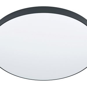 Plafon Zubieta-A LED 59 cm metalowy czarny 37850