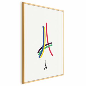 Plakat Abstrakcyjna Wieża Eiffla 21×30 cm 588559 Plakat Abstrakcyjna Wieża Eiffla 21×30 cm 588559