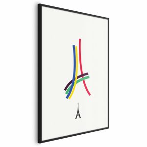Plakat Abstrakcyjna Wieża Eiffla 29,7×42 cm 585008 Plakat Abstrakcyjna Wieża Eiffla 29,7×42 cm 585008