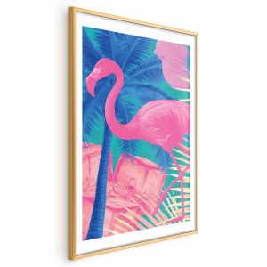 Plakat Abstrakcyjny Flaming 40×60 cm 583905 Plakat Abstrakcyjny Flaming 40×60 cm 583905