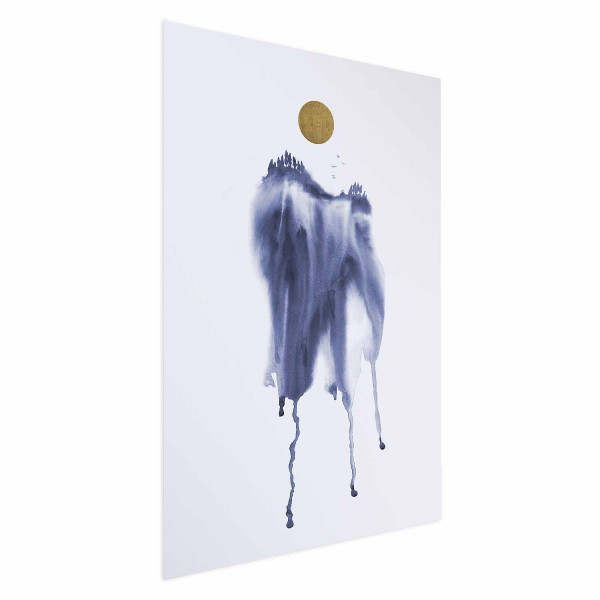 Plakat Akwarelowa abstrakcja 21x30 cm 583991