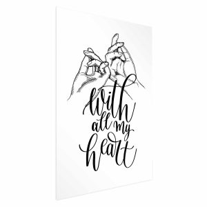 Plakat All My Heart 21×30 cm 587576 Plakat All My Heart 21×30 cm 587576