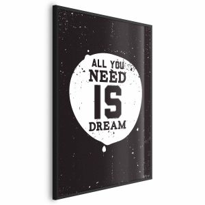 Plakat All you need 21×30 cm 586089 Plakat All you need 21×30 cm 586089
