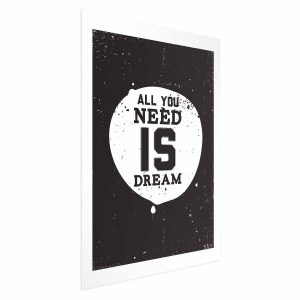 Plakat All you need 21×30 cm 579367 Plakat All you need 21×30 cm 579367