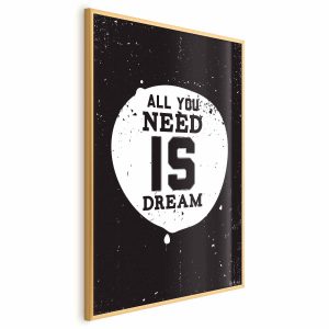 Plakat All you need 21×30 cm 586486 Plakat All you need 21×30 cm 586486