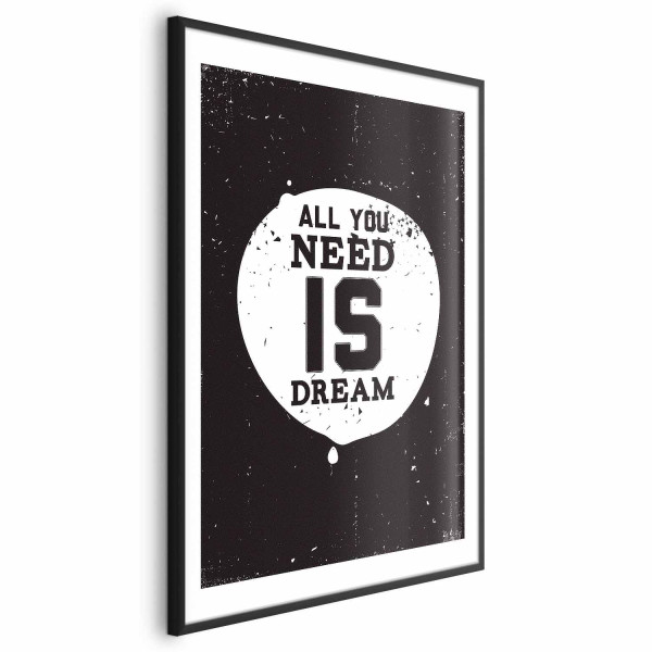 Plakat All you need 29,7x42 cm 586150