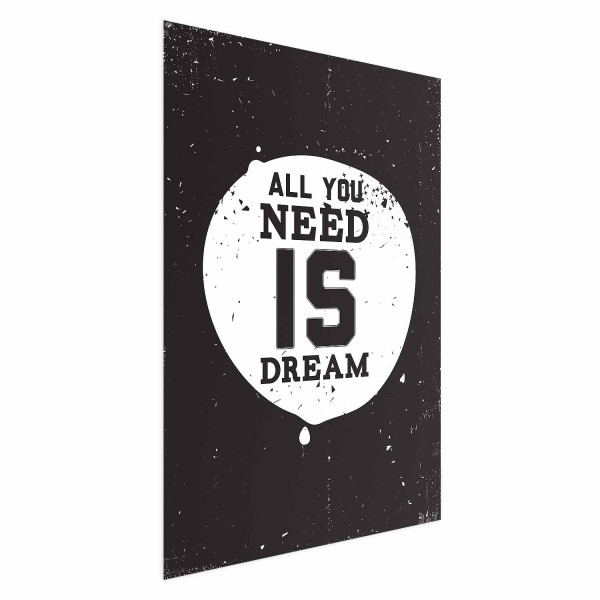Plakat All you need 40x60 cm 585953