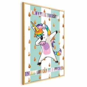 Plakat Always be yourself 21×30 cm 581253
