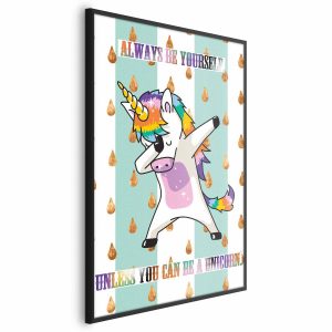 Plakat Always be yourself 21×30 cm 586224