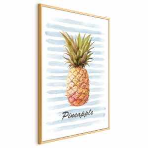 Plakat Ananas i paski 21×30 cm 583579 Plakat Ananas i paski 21×30 cm 583579