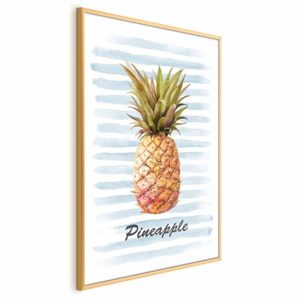 Plakat Ananas i paski 29,7x42 cm 584895