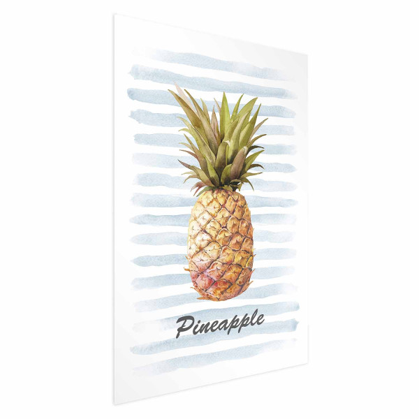 Plakat Ananas i paski 40x60 cm 577751