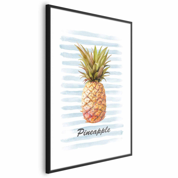 Plakat Ananas i paski 40x60 cm 585979