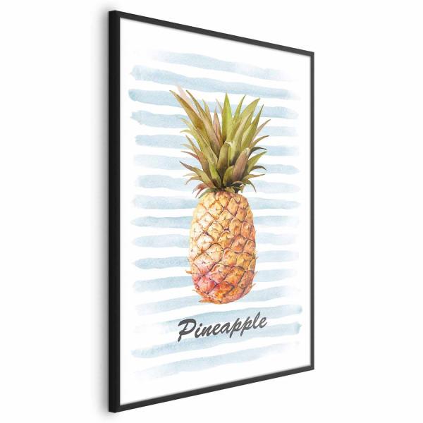 Plakat Ananas i paski 40x60 cm 577351