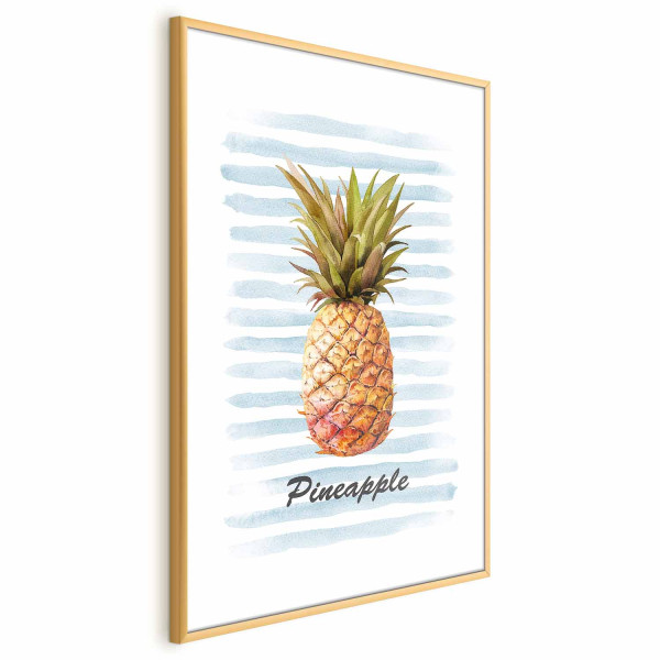 Plakat Ananas i paski 60x90 cm 578858