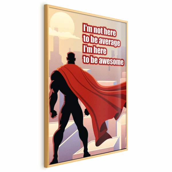 Plakat Average 40x60 cm 589447