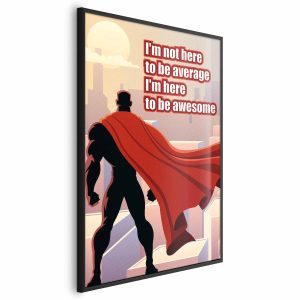 Plakat Average 60×90 cm 579584 Plakat Average 60×90 cm 579584